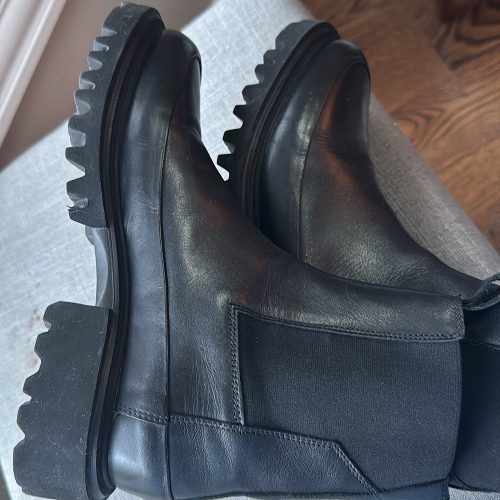 Allsaints Harlee Lug Sole Chelsea Ankle Boots - Picture 9 of 14